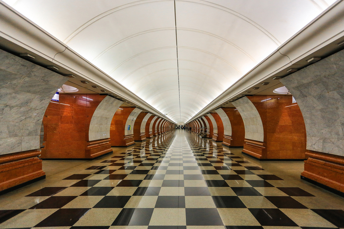 Các nhà ga tàu điện ngầm đẹp nhất ở Moscow Nga - Ga Park Pobedy