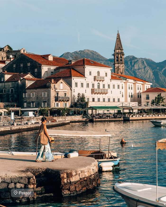 thị trấn Perast Montenegro là điểm đến du lịch mùa hè được nhiều du khách săn đón