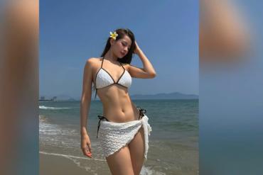 Chi Pu khoe vóc dáng đồng hồ cát nóng bỏng trong chuyến du lịch Hội An