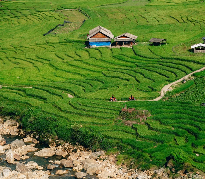 Nơi du lịch mà du khách có thể hòa mình vào thiên nhiên và cảm nhận được hoạt động của người dân địa phương. 