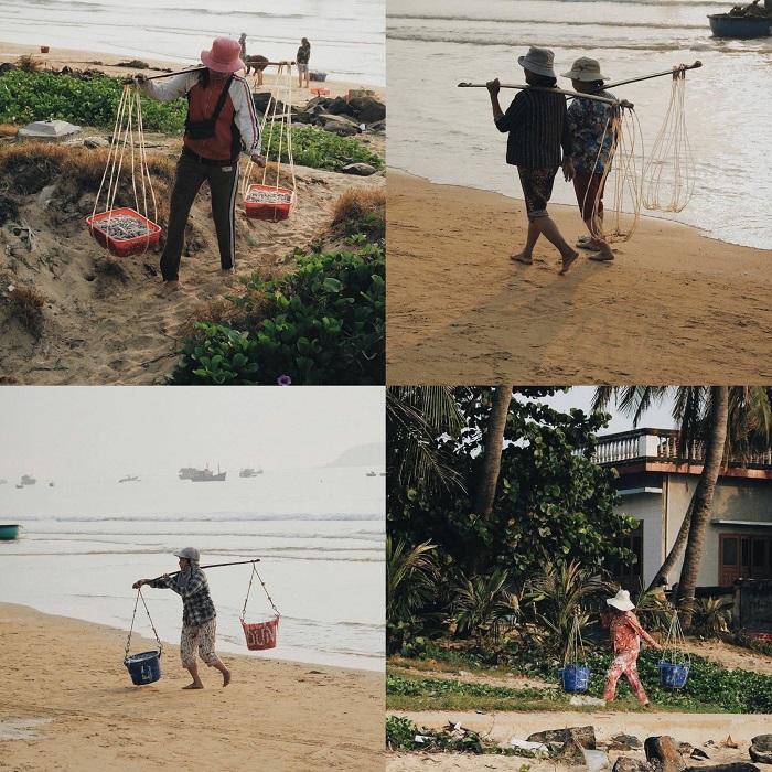 làng chài Sơn Hải Ninh Thuận Ghé cả làng chài Hải Chữ gần làng chài Sơn Hải Ninh Thuận