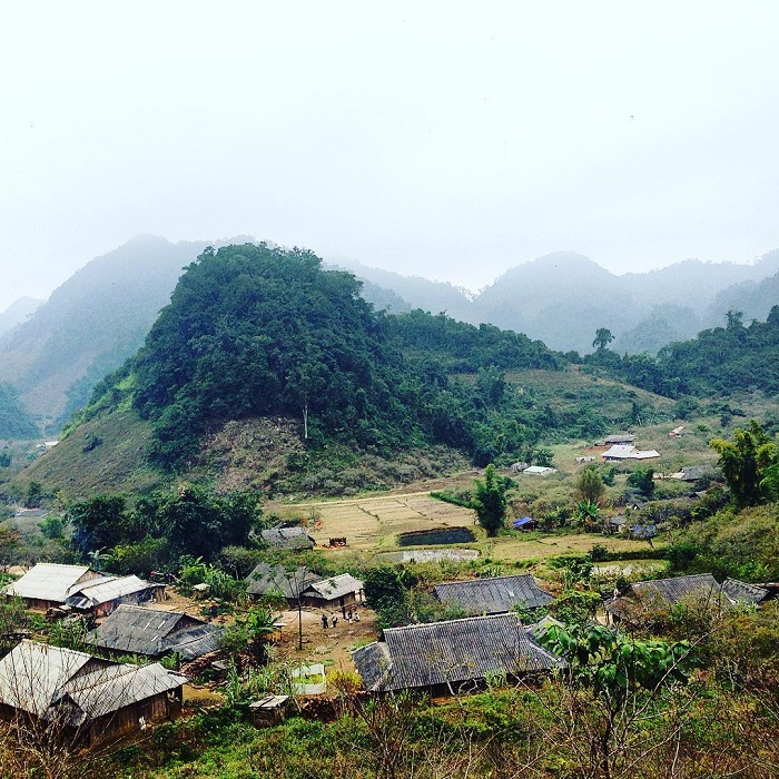 Phiêng Cành là bản làng đẹp ở Sơn La đầy thơ mộng