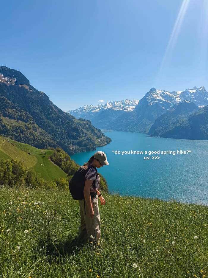 tại hồ Luzern Thụy Sĩ có rất nhiều hoạt động du lịch thú vị