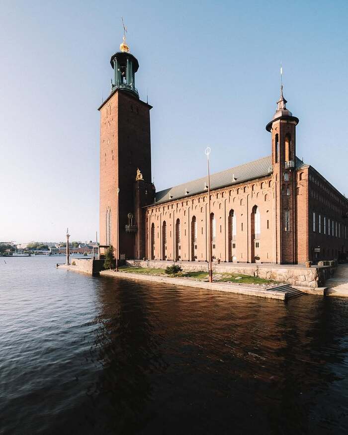 Kinh nghiệm du lịch Stockholm Thụy Điển - Tham quan Tòa thị chính Stadshuset