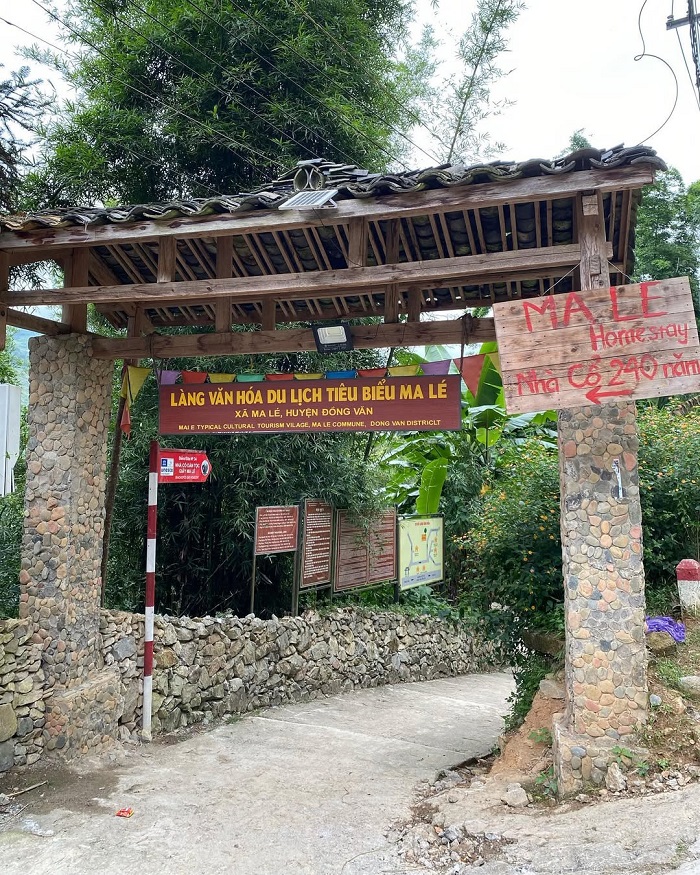 Làng cổ Ma Lé Hà Giang đang ngày càng phát triển du lịch