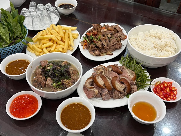 Quán ăn ngon ở Ninh Bình chuyên về thịt dê các món