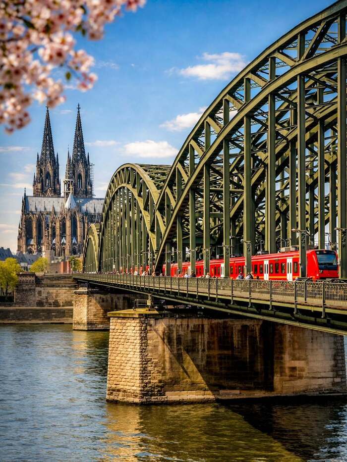 Lịch sử hình thành cầu Hohenzollern Đức 
