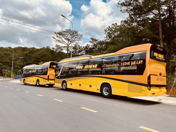 An Anh Limousine là hãng xe HCM - Đà Lạt uy tín được khách hàng đánh giá cao về chất lượng - Ảnh: Nhà Xe An Anh Limousine