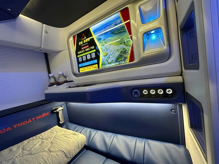  An Anh Limousine trang bị đầy đủ tiện nghi, đặt chất lượng lên hàng đầu - Ảnh: Xe An Anh