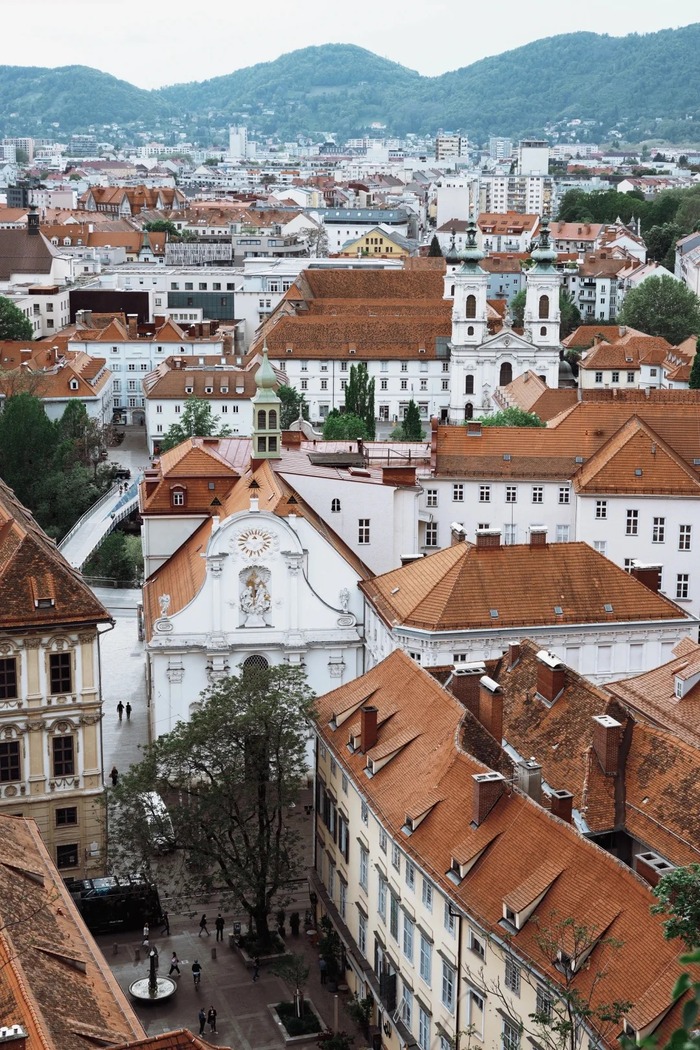 khu phố cổ Graz Áo là trái tim lịch sử của vùng Styria