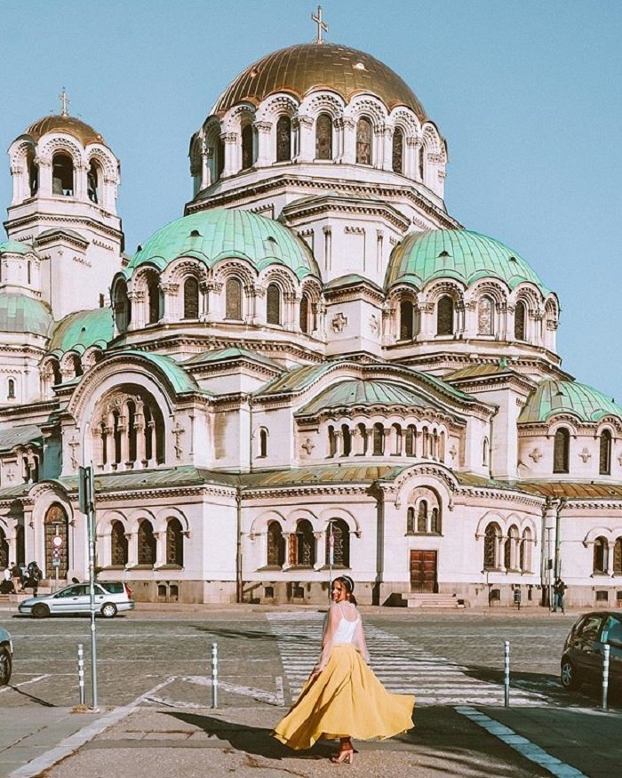 nhà thờ Alexander Nevsky Bulgaria là công trình lịch sử mang tính biểu tượng của thủ đô Sofia