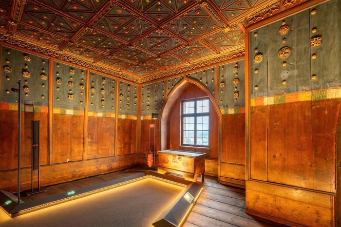 phòng Hoàng tử bên trong pháo đài Hohensalzburg Áo