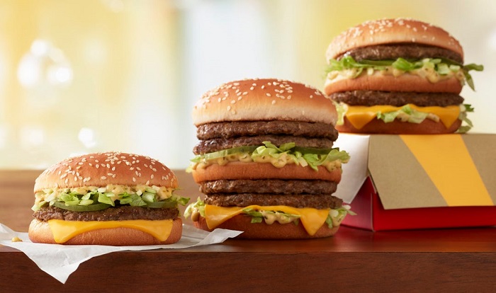 loại burger ngon nhất thế giới Big Mac ở McDonald's
