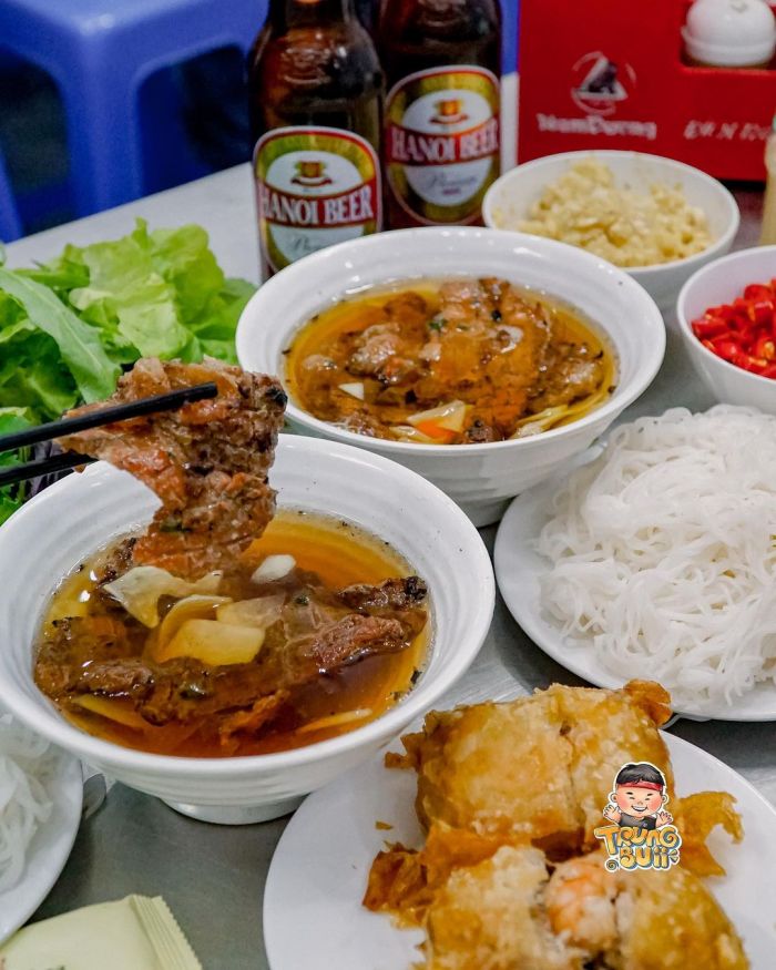 món ăn Việt được tổng thống Mỹ yêu thích Bún chả Hà Nội 