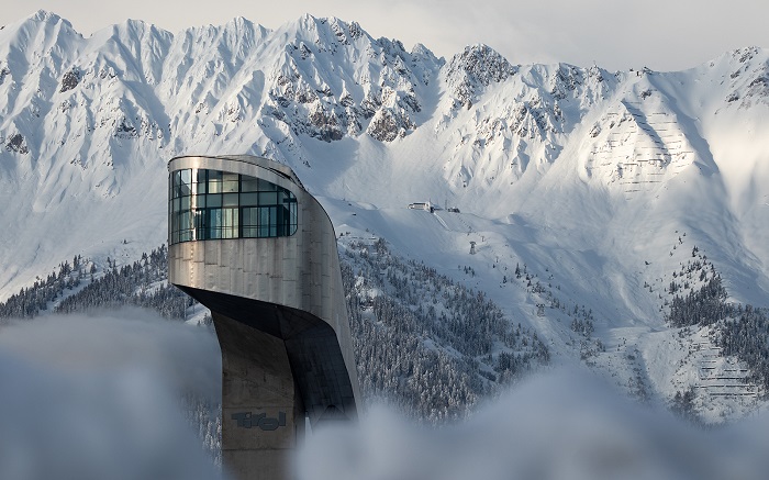 cầu trượt tuyết Bergisel Thành phố Innsbruck nước Áo 