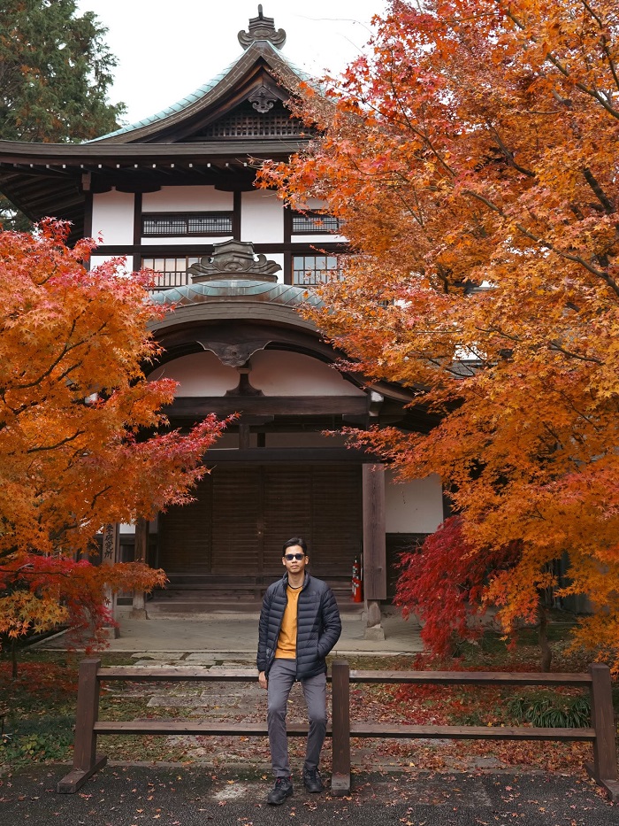 Du lịch Kyoto Nhật Bản tháng 10 ghé thăm đền Eikando