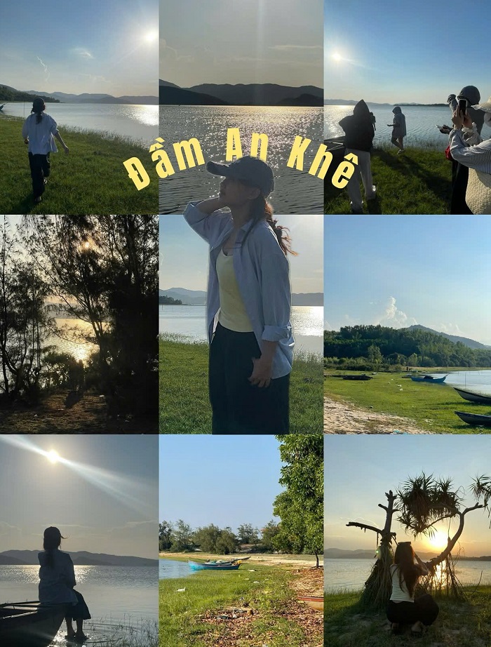 Đầm An Khê cách làng Gò Cỏ Quảng Ngãi không xa