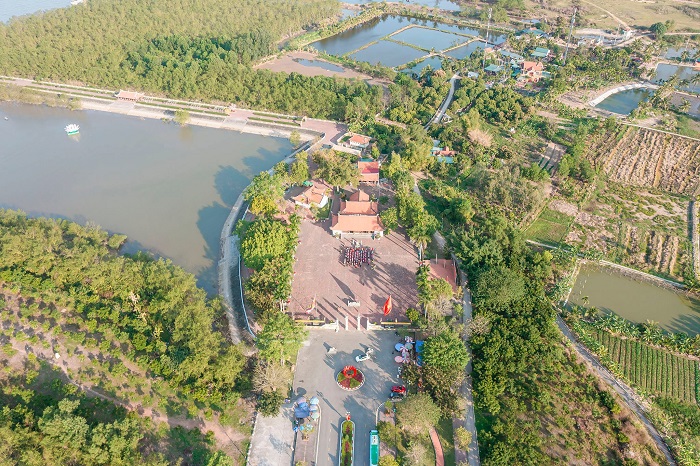 Di tích Quốc gia đặc biệt ở Quảng Ninh - di tích lịch sử Bạch Đằng nhìn từ trên cao