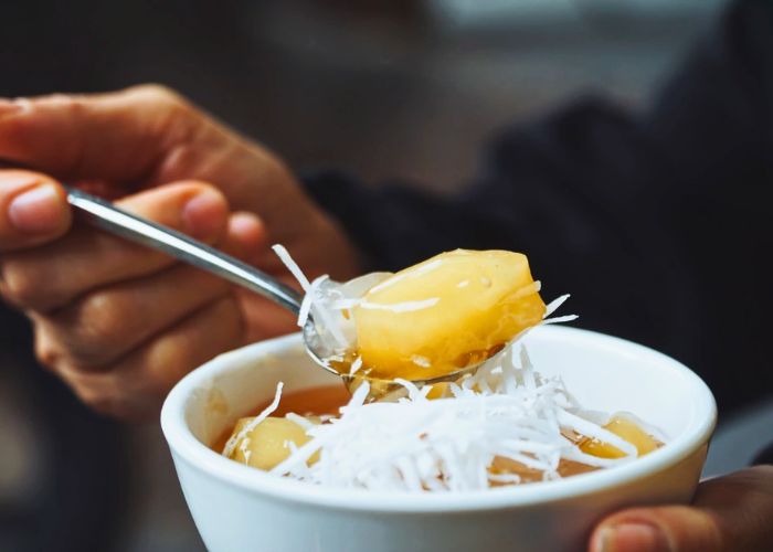 Món ngon mùa thu Hà Nội Chè Sắn Nóng