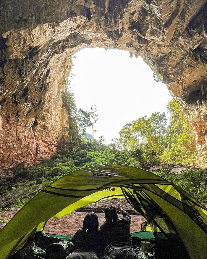 du lịch Quảng Bình trải nghiệm cắm trại ở hang Pygmy