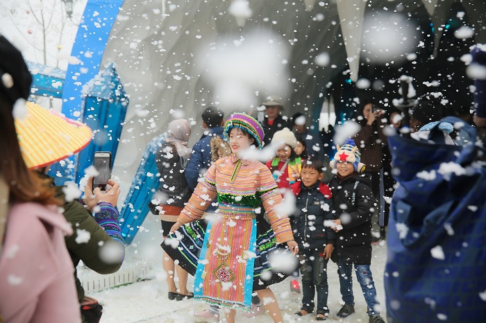Lễ hội mùa đông Sapa thường diễn ra vào tháng 12 hàng năm