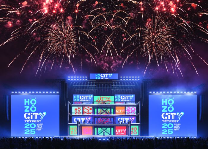 Sự kiện countdown tại HOZO City Tết Fest HCM