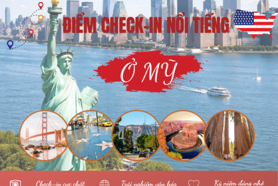 Điểm check-in nổi tiếng ở Mỹ khiến du khách mê mẩn